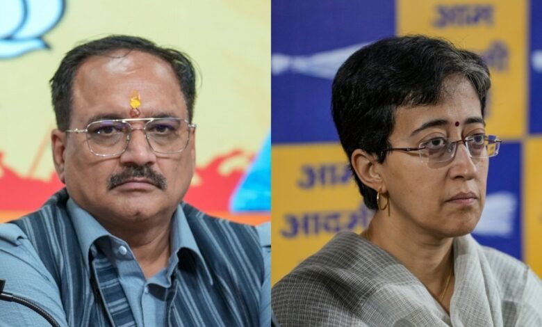 delhi:-किराड़ी-में-विकास-पर-aap-और-bjp-में-टकराव,-वीरेंद्र-सचदेवा-ने-आतिशी-को-दी-चुनौती